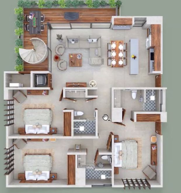 Plano del modelo PALAU