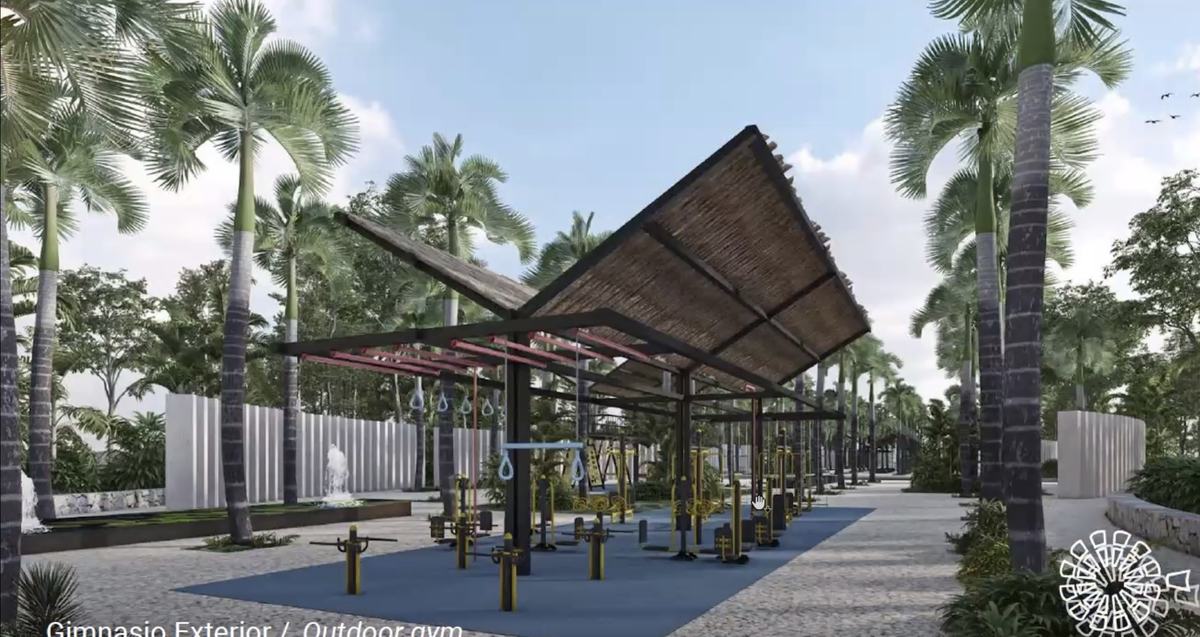 Gimnasio exterior en Suave Viento